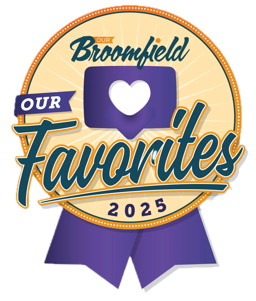Broomfield's Best 2025 award badge for Allied Medical Aesthetics