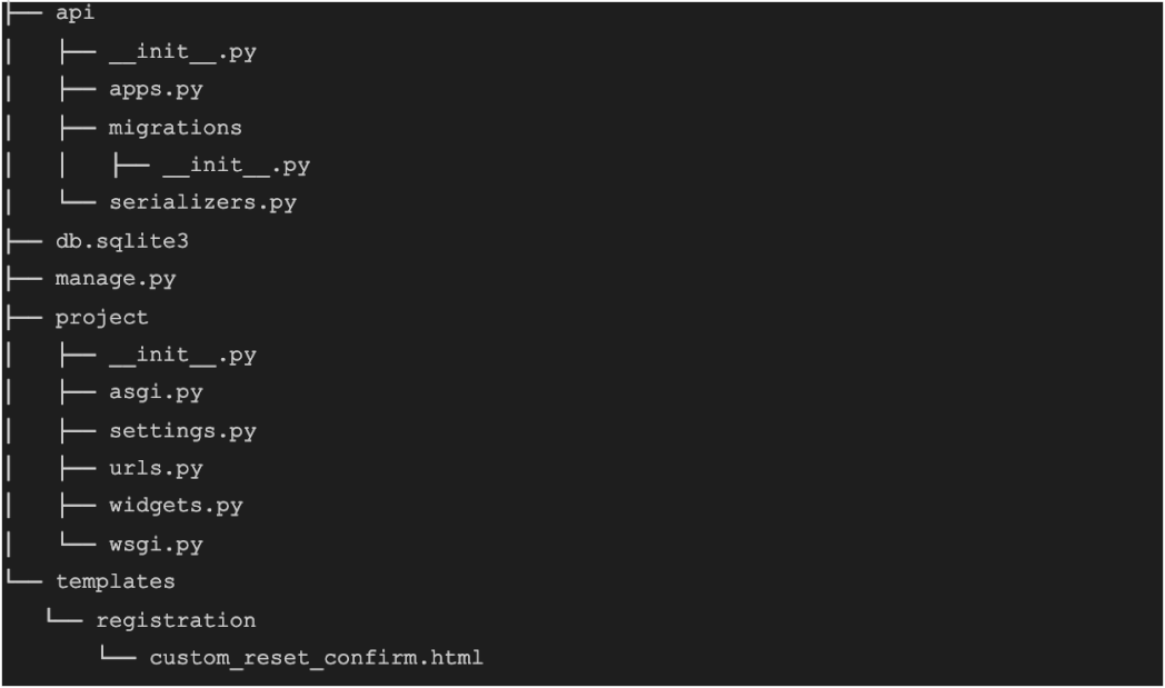 API Layout