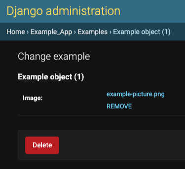 Django admin