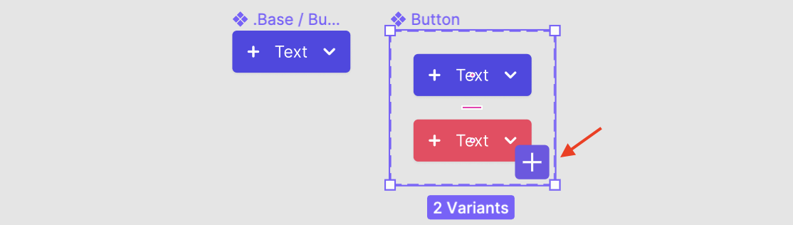 Create variants for the second component