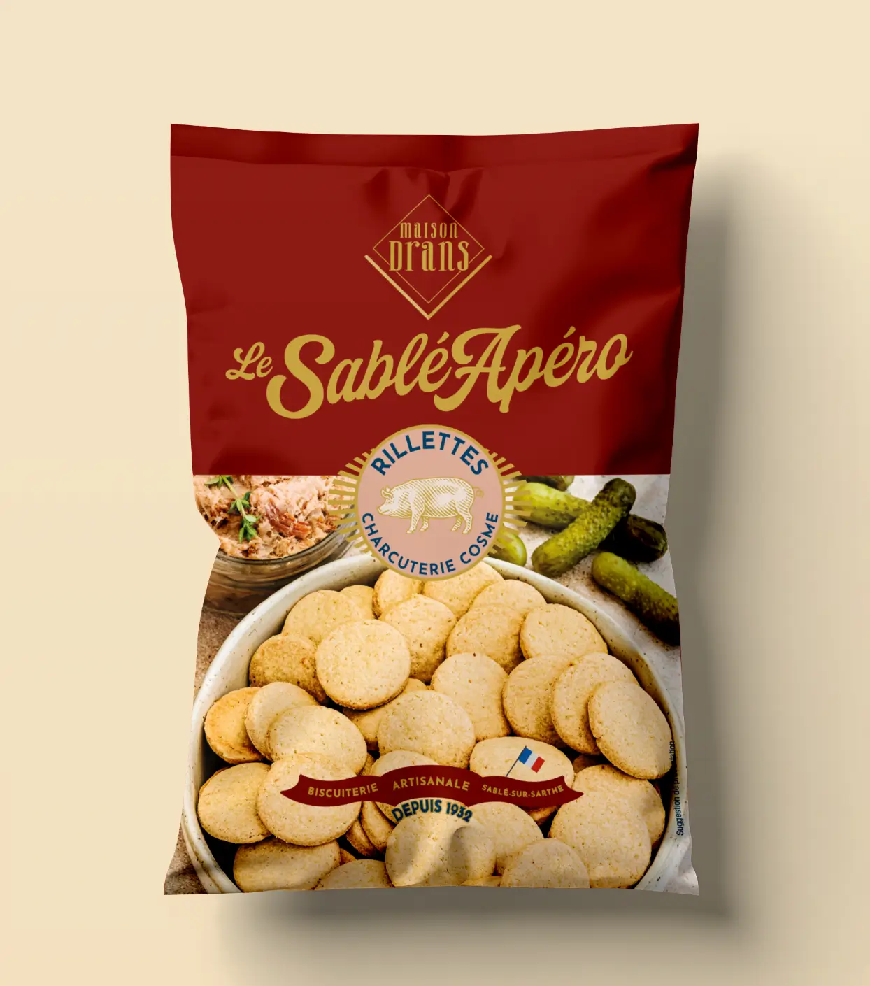 Photos produits biscuits rillettes pour Maison Drans - Delphine Saliou Photographe Culinaire