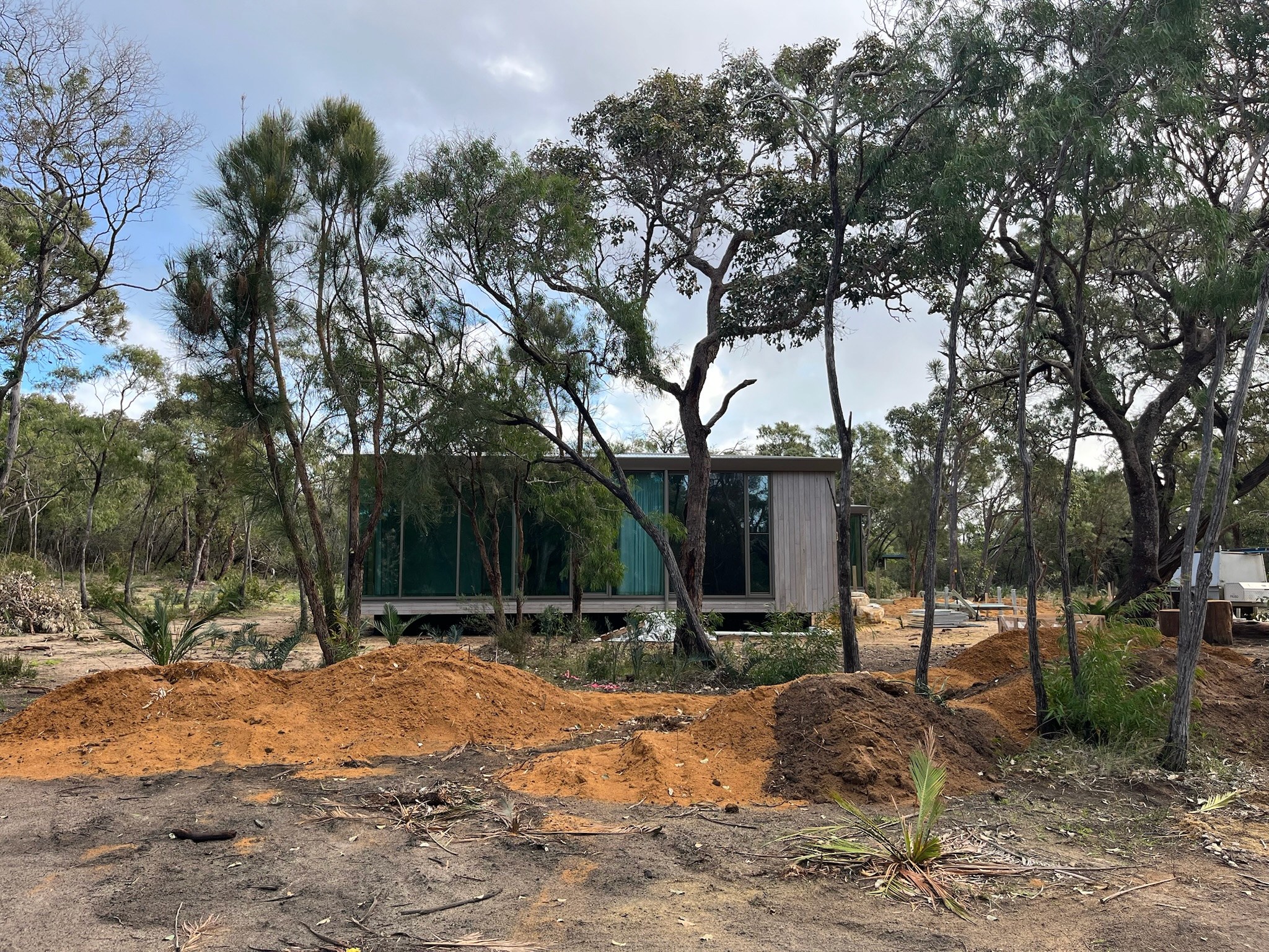 Indijup House set among trees in Yallingup.