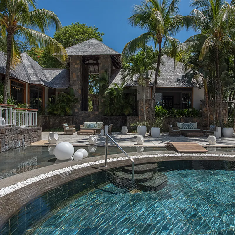 The spa at Royal Palm Beachcomber.