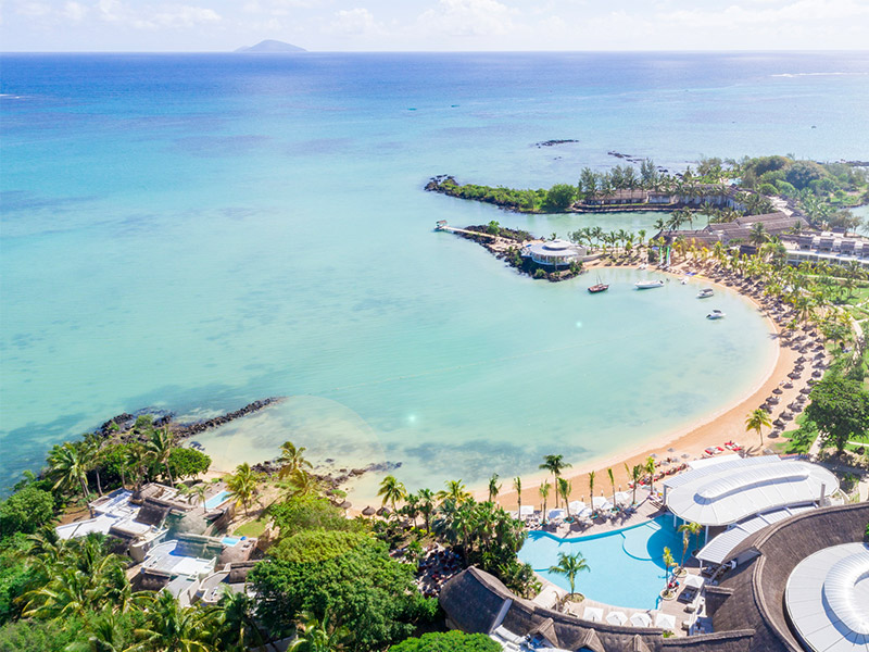 Aerial view of Lux Grand Gaube