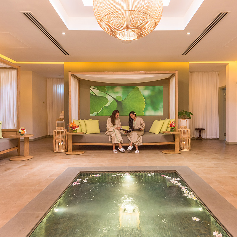 Couple in the spa