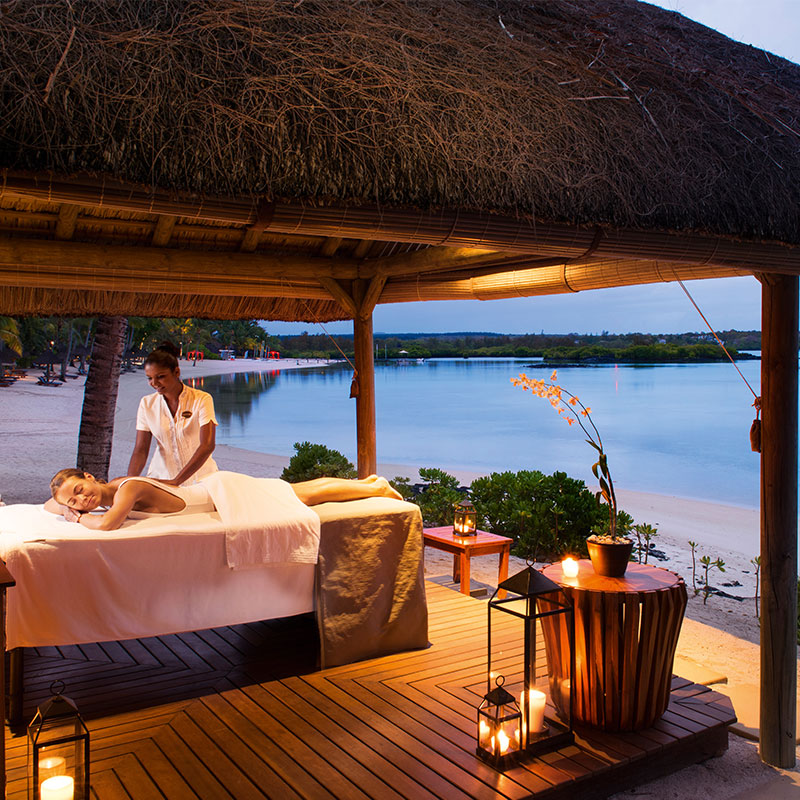 Spa cabin on the beach