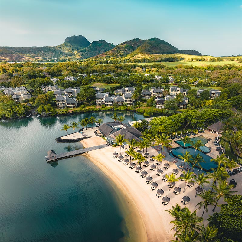 Aerial view of Anahita resort