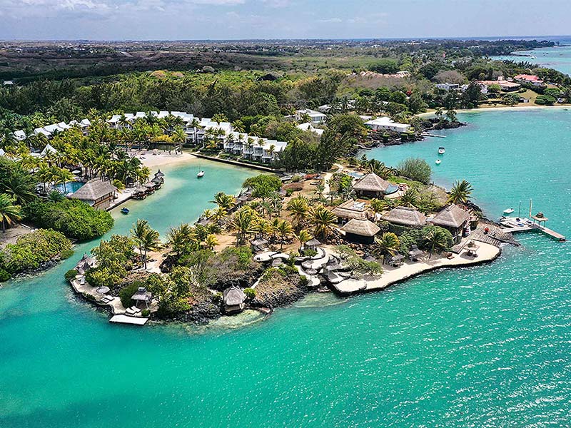 Aerial view of Paradise Cove