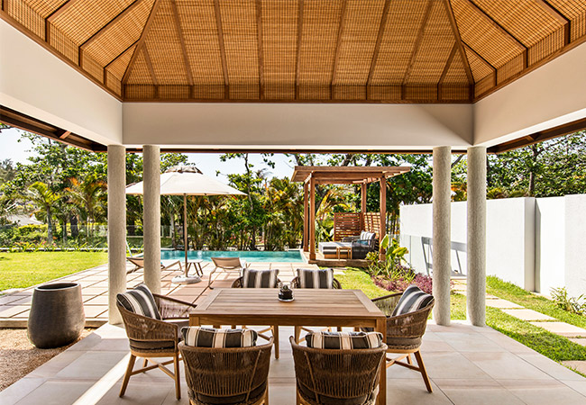 Four Bedroom Pool Villa gazebo with pool