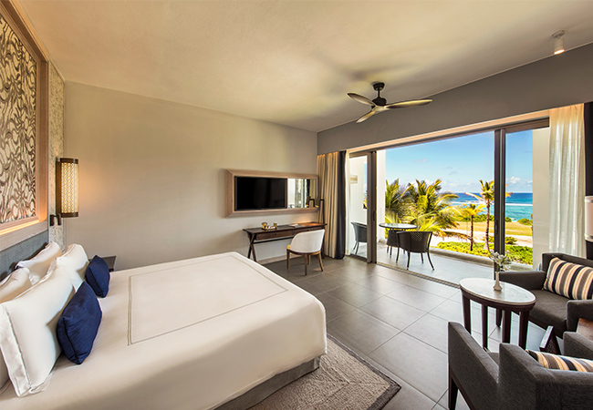 Deluxe Ocean View Room bedroom