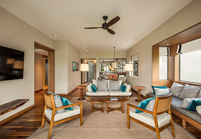 Ocean View Suite living room