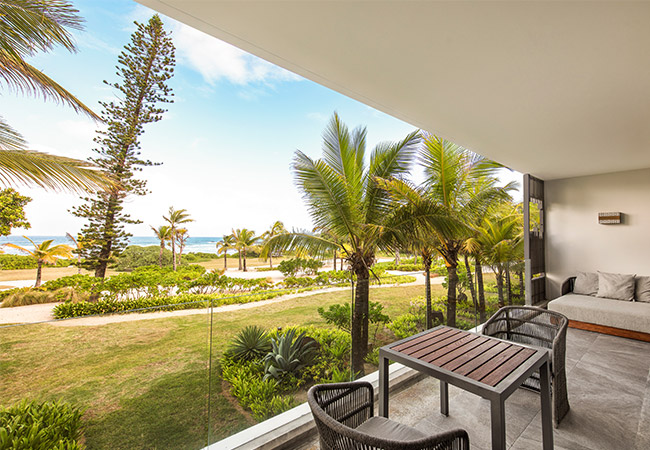 Ocean View Suite balcony view