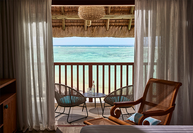 Prestige Beachfront Room balcony view