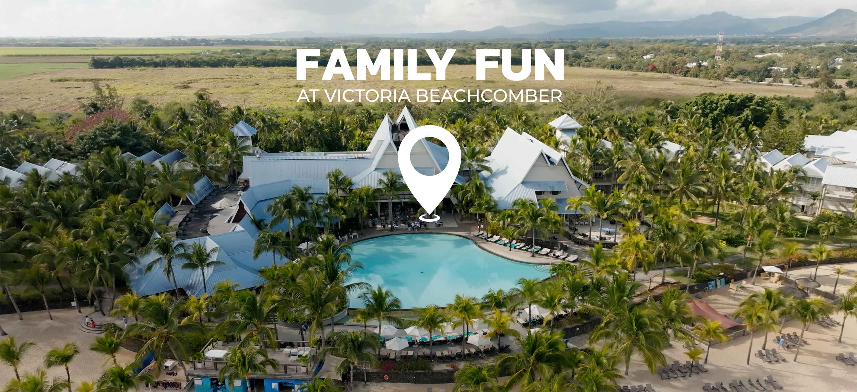 Aerial view of Victoria Beachcomber