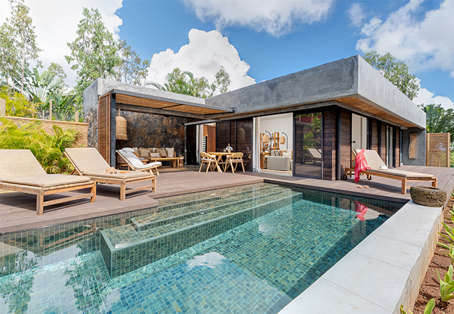 Private Villa pool and exterior