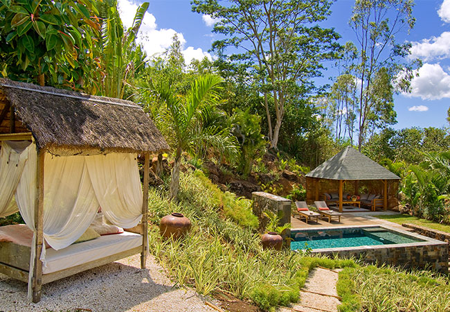Mountain Garden Pool Suite pool view