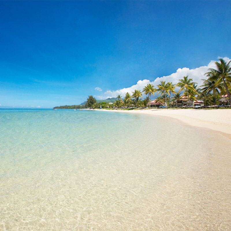 Beach and lagoon