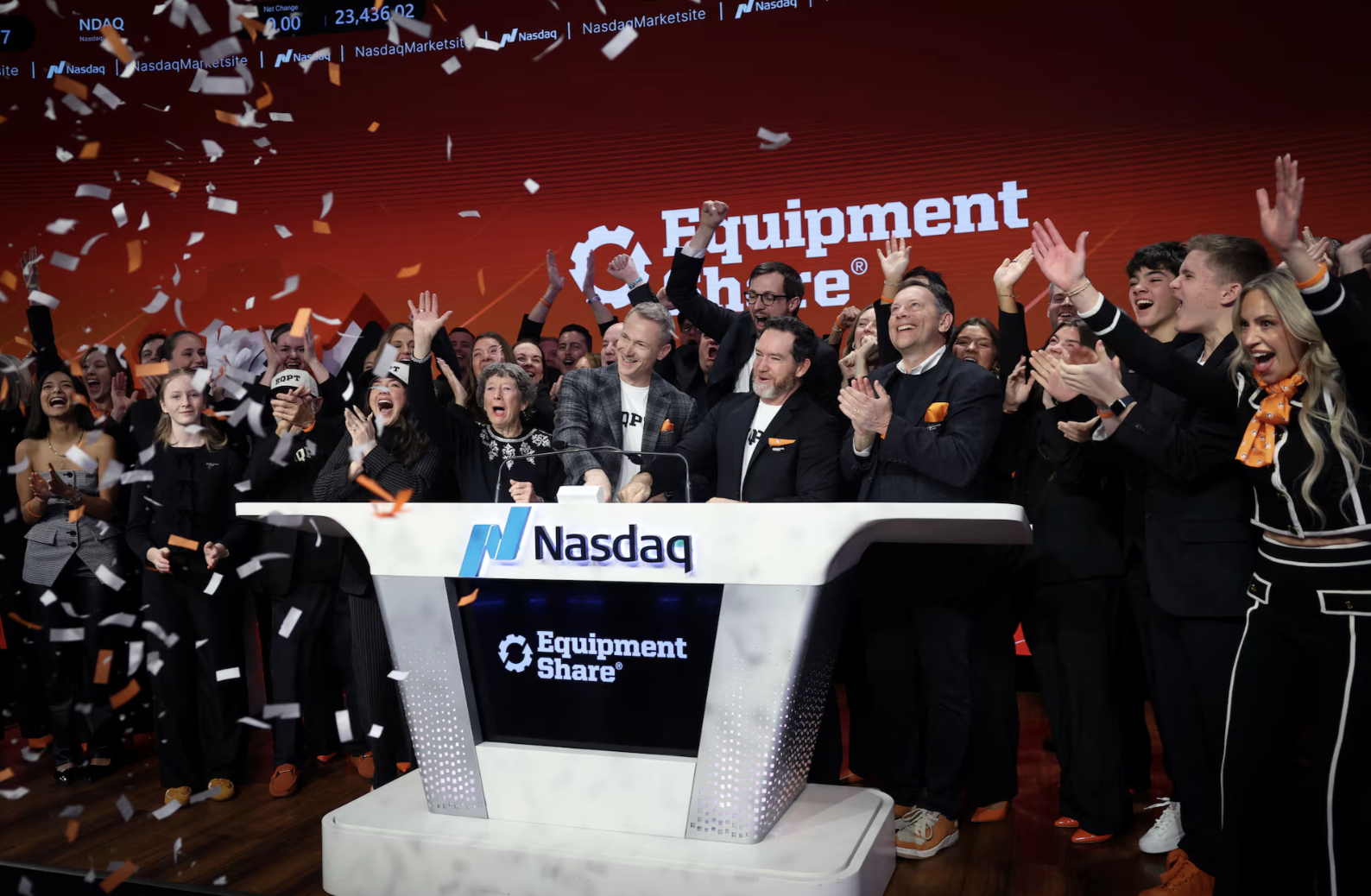 Construction tech firm EquipmentShare.com raises about $747 million in US IPO