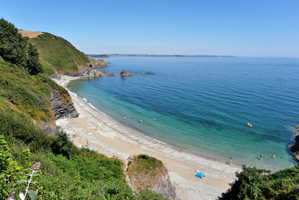Polstreath beach
