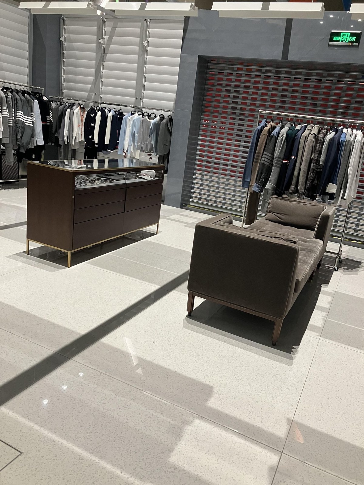 SHHQ Thom Browne Store, I was doing the part time job for this brand
