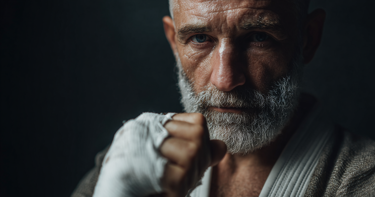 elderly martial artist
