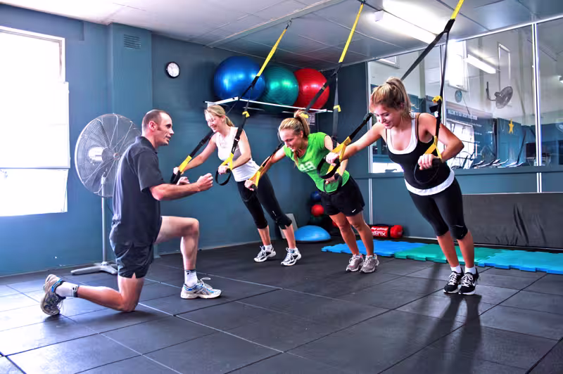 Group suspension training