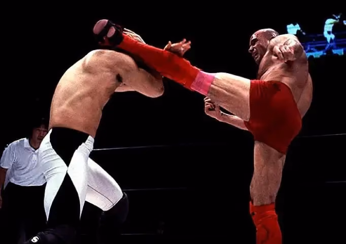 Bas Rutten fighting in Pancrase