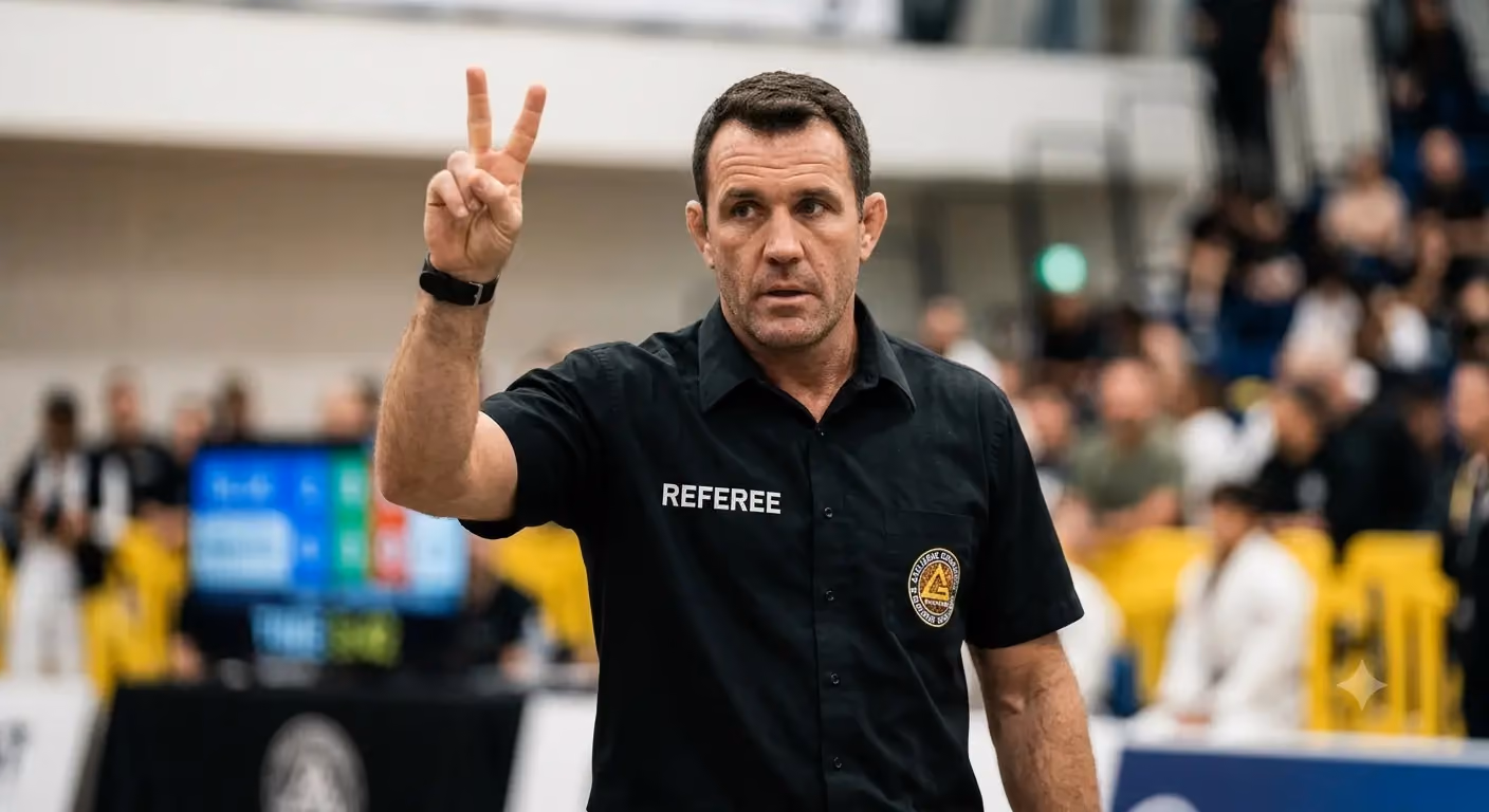 BJJ referee scoring points