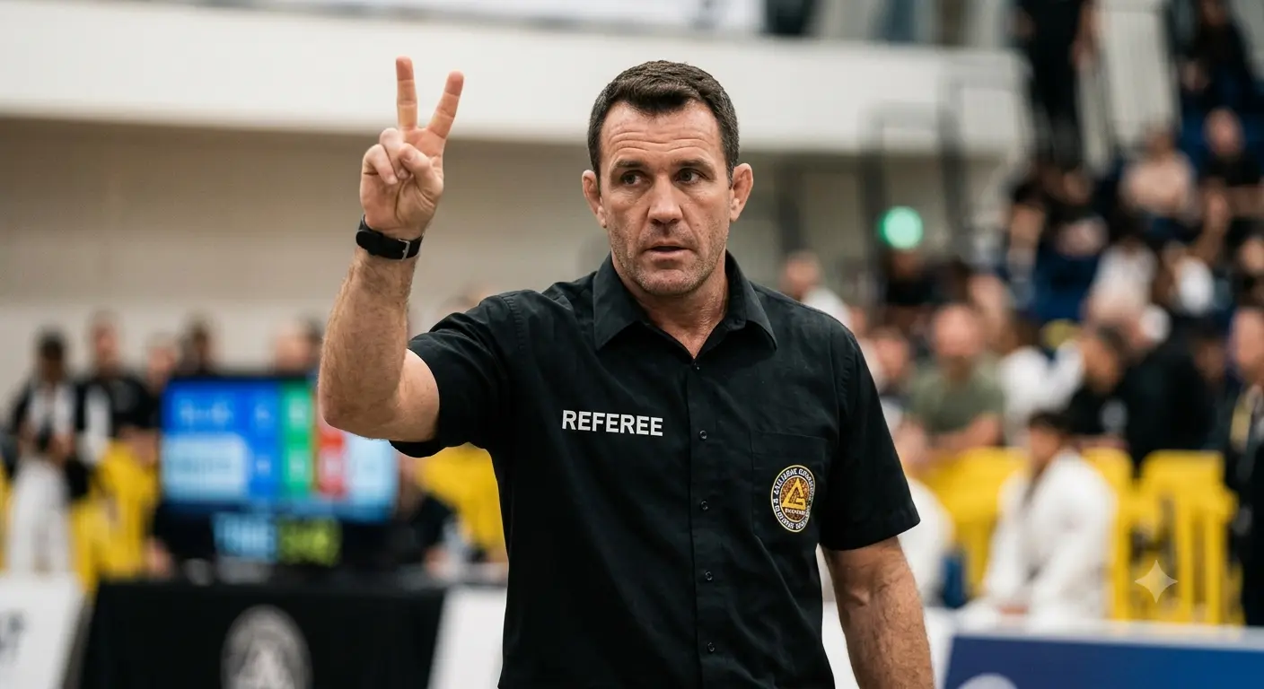 BJJ referee scoring points