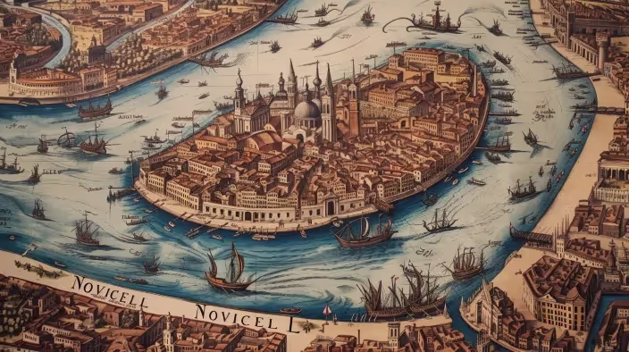 Tráfico omnicanal - venecia siglo XV