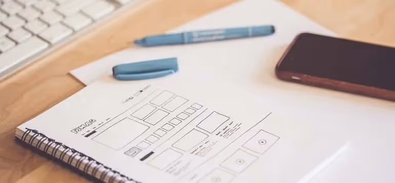 como crear la estructura y diseño para una página web profesional