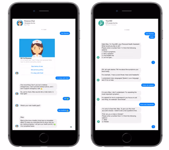 chatbot sector salud