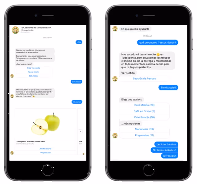 chatbot supermercado