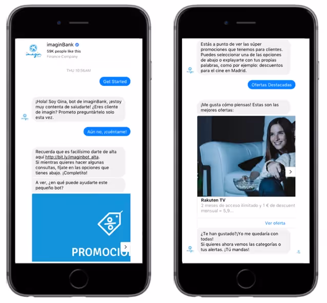 chatbot sector banka imaginbank