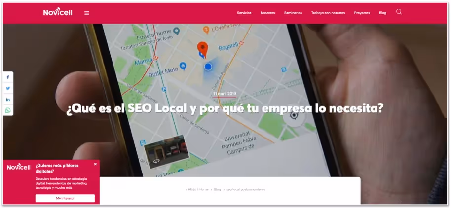 Pop ups para conseguir aumentar leads