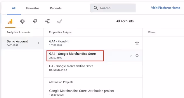 Demostración Google Analytics4