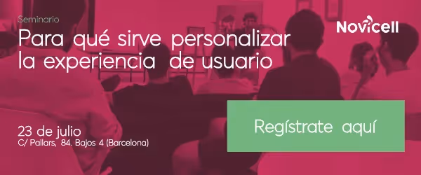 Seminario Para qué sirve personalizar la experiencia de usuario Novicell