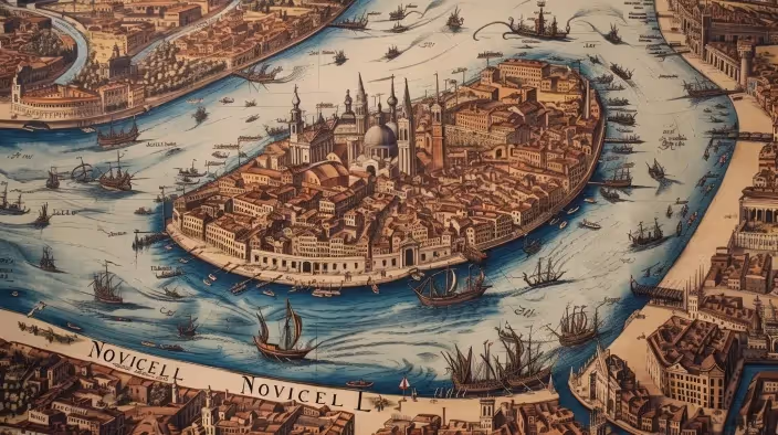 Tráfico omnicanal - venecia siglo XV