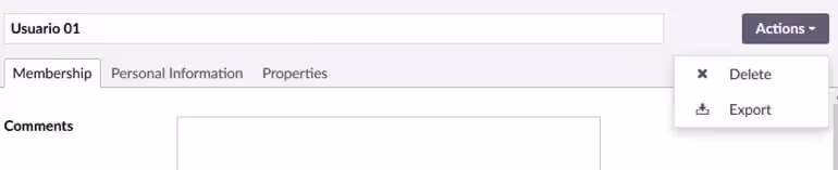 Exportar datos de usuarios con GDPR update de Umbraco