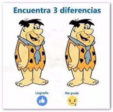 Buscar las diferencias entre dos imágenes en redes sociales