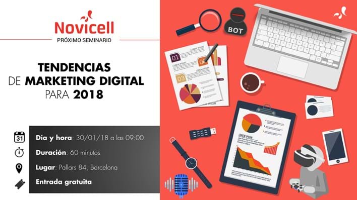 Tendencias de Marketing Digital para 2018