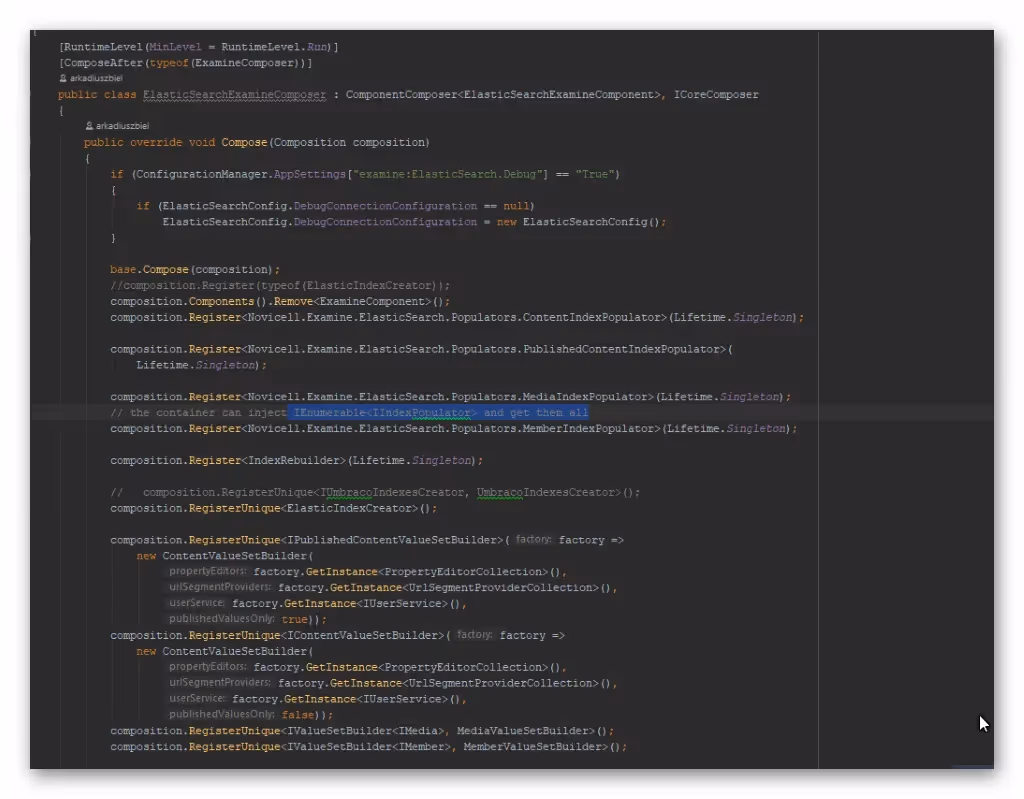 Registrar proveedor personalizado