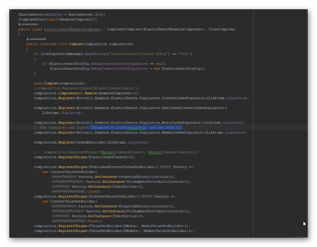 Registrar proveedor personalizado