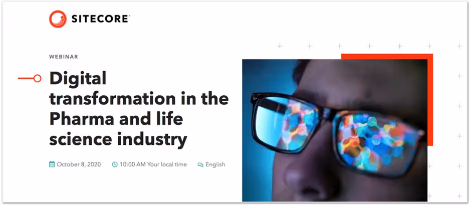 Sitecore Webinar sobre la industria farmacéutica