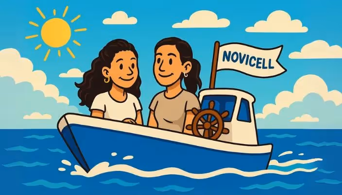 “Rumbo fijo” – Smart Bidding como único timonel. Jackeline Gonzales y Magalí Ferrari, PPC Specialists, navegan sin tocar el timón. Creado por DALL·E 3.