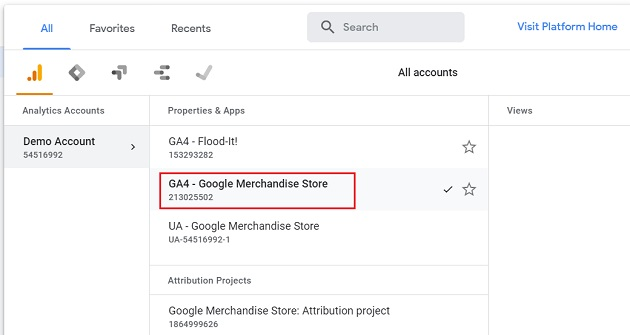 Demostración Google Analytics4