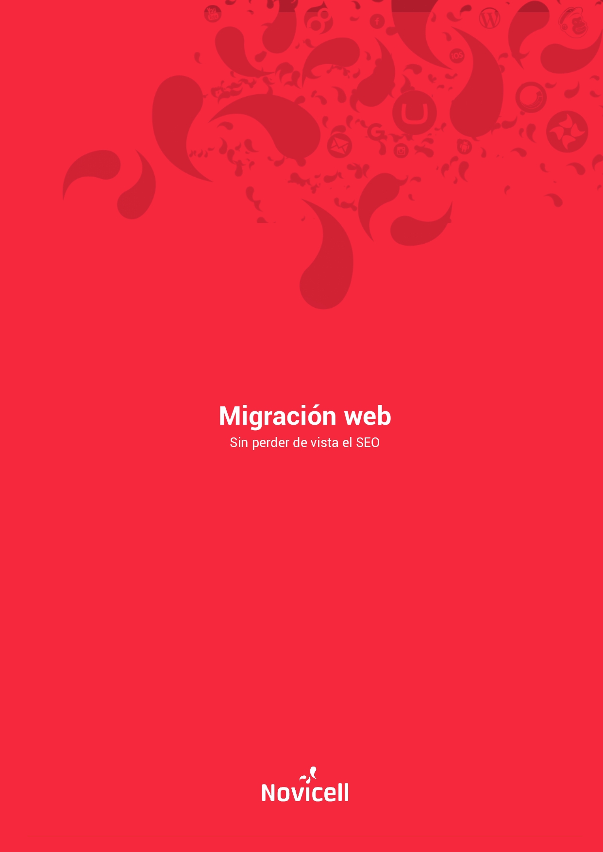Página una del informe SEO para una migración web