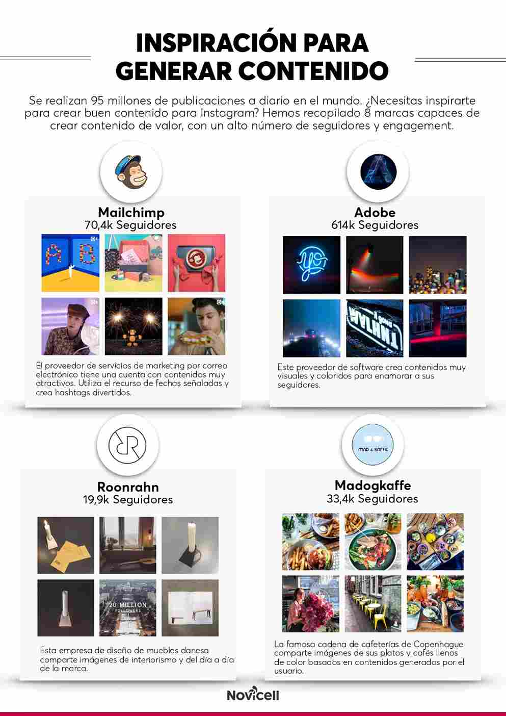 Página seis del informe Instagram para empresas