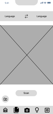 iKnowNow Wireframe Camera Page