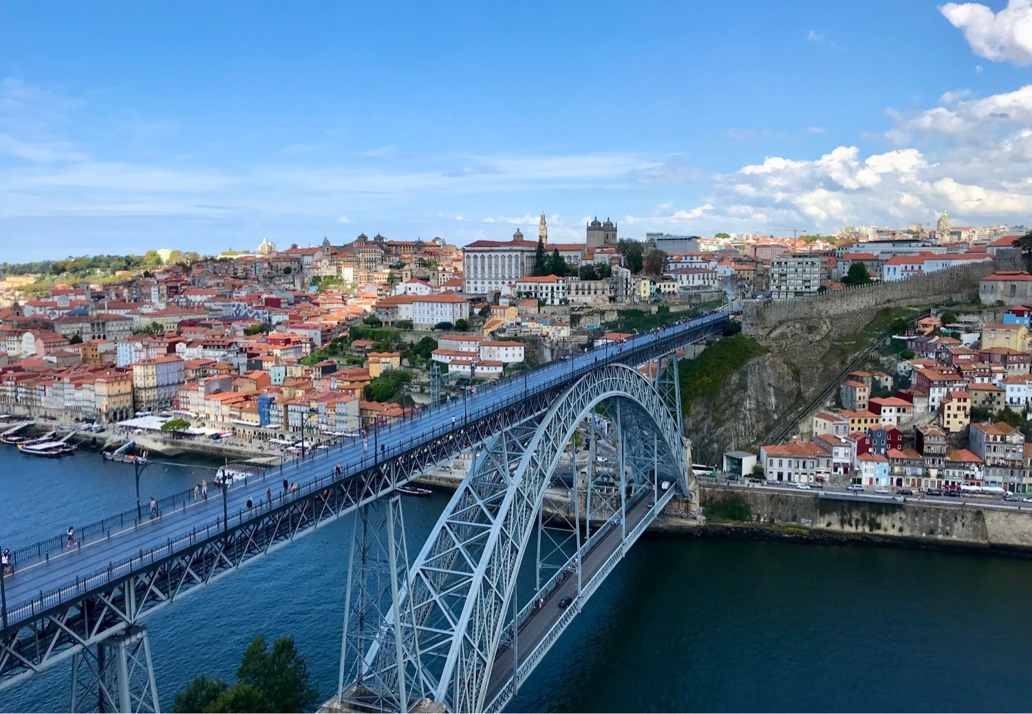 Ponte Luis I bridge over the Douro in Porto, Portugal